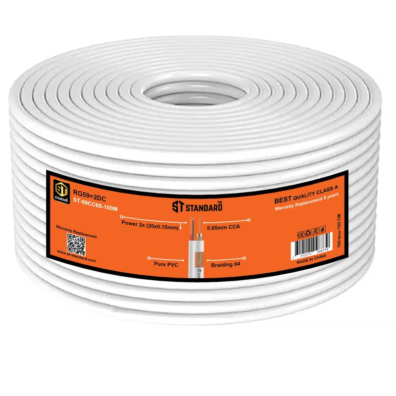 Cable Camera RG59 ST-59CC65 100M